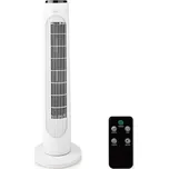 Nedis FNTR13CWT40 - Sloupový ventilátor 50W/230V bílá + DO