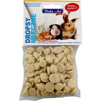 Krmivo pro hlodavce Dako-Art pamlsky drops 0,08 kg křeček