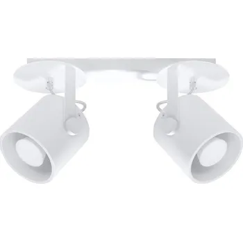 Bodové svítidlo Sollux SL.0312 - Bodové svítidlo LAROSA 2 2xGU10/40W/230V bílá