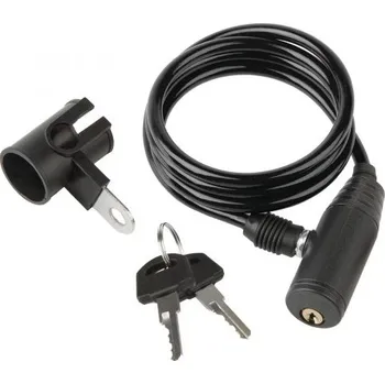 Zámek na kolo Zámek 6x1000mm černý