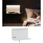 Paulmann 78919 - LED/4,5W Stmívatelné svítidlo s poličkou a USB + LED/1,6W 230V