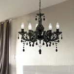 Searchlight 1455-5BK - Lustr na řetězu MARIE 5xE14/40W/230V