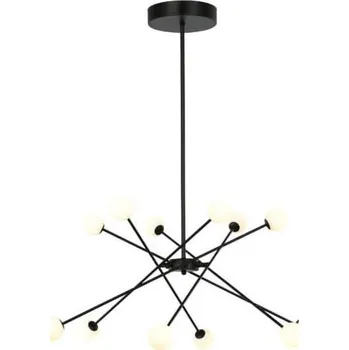 Klausen 149003 - LED Lustr na tyči WHISTLE 12xLED/3W/230V černá