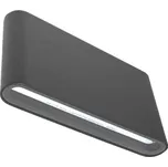 LED Venkovní nástěnné svítidlo FLOW 2xLED/6W/230V IP54 3000K antracit