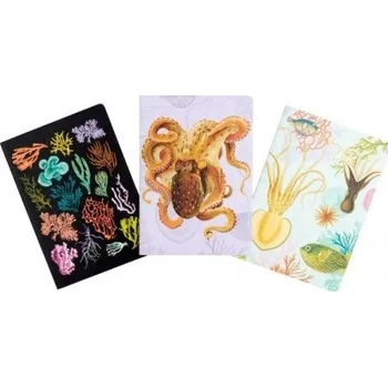 Cizojazyčná kniha Art of Nature: Under the Sea Sewn Notebook Collection - Insight Editions