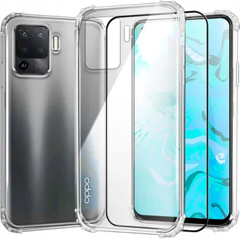 Pouzdro na mobilní telefon Zadní Kryt Hello Case pro Oppo Reno5 lite, bezbarvý