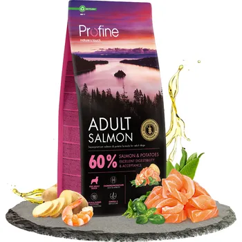 Krmivo pro psa Profine Dog Dry Adult Salmon & Potatoes Balení: 3kg + k 12kg +3 kg ZDARMA