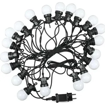 Venkovní osvětlení LED Venkovní řetěz STRING 10m 20xLED/0,5W/24/230V 3000K IP44