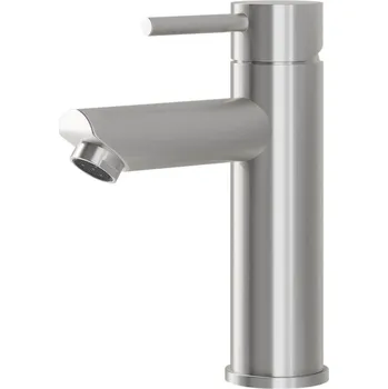 Vodovodní baterie BATH DELUXE 28-017-03-71-02 - Umyvadlová baterie RINGSTED 17,8 cm kartáč. nerez