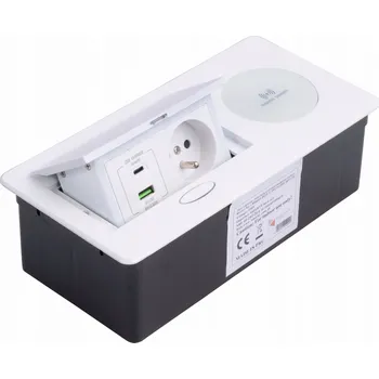 Elektrická zásuvka Smartt Elektrická Zásuvka na pracovní desku bílá