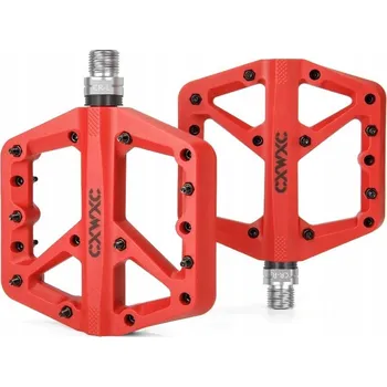 Pedál na kolo Pedály CXWXC CX-P106 Red červené platformy