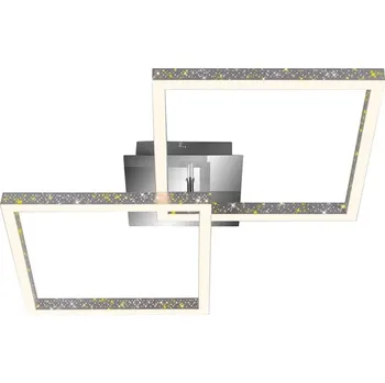 Briloner 3751-019 - LED Stmívatelné stropní svítidlo FRAME LED/20W/230V chrom