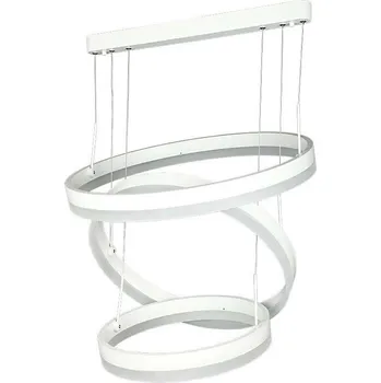 LED Stmívatelný lustr na lanku LED/86W/230V 3000K bílá