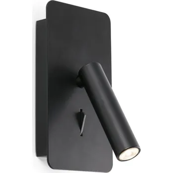 Nástěnné svítidlo FARO 62116 - LED Nástěnné bodové svítidlo SUAU LED/3W/230V USB černá