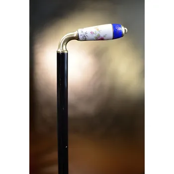 Vycházková hůl sběratelská Porcelan