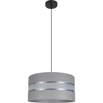 Lustr na lanku CORAL 1xE27/60W/230V pr. 40 cm šedá