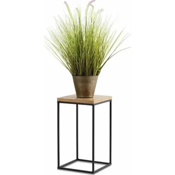 Stojan na květiny Stojan na květiny BASICLOFT 40x24 černá/hnědá