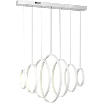 LED Lustr na lanku VERTIGO LED/86W/230V bílá