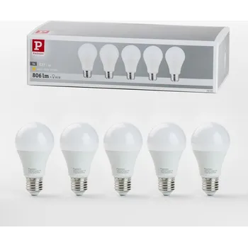 Žárovka SADA 5x LED Žárovka A60 E27/9W/230V 2700K - Paulmann 28780