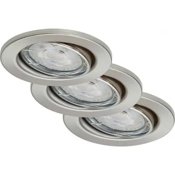Koupelnové svítidlo Briloner 7148-032-SADA 3xLED Stmívatelné koupelnové svítidlo 1xGU10/5W/230V IP23