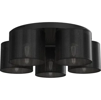 Lustr přisazený LOFT SHADE 5xE27/60W/230V černá