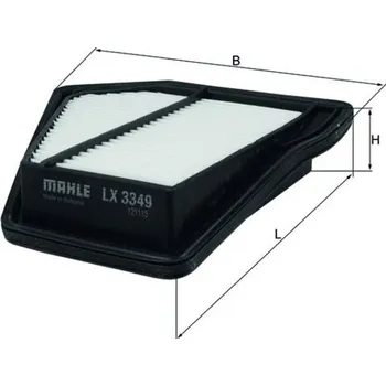 Vzduchový filtr Vzduchový filtr KNECHT LX 3349