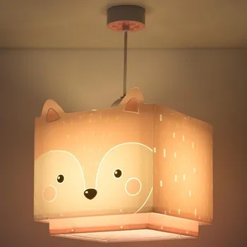 Dětské svítidlo Dalber 64582 - Dětský lustr LITTLE FOX 1xE27/15W/230V