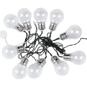 Venkovní osvětlení LED Solární řetěz 10xLED/1W/1,2V 1xAA 2 m IP44 3000K 300 mAh