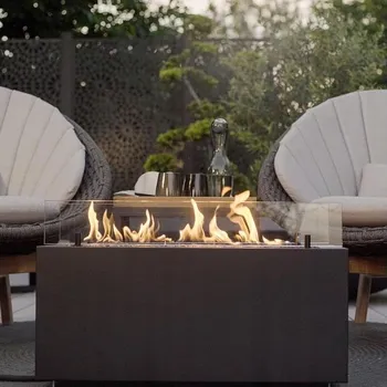 Biokrb Planika Rio GAS - Venkovní plynový krb 41,4x69,8 cm 10kW PK0012