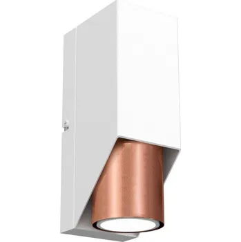 Nástěnné svítidlo Nástěnné svítidlo WALL 1xGU10/8W/230V bílá/měděná