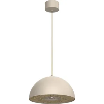 Lustr na lanku ELGUND 1xE27/15W/230V pr. 35 cm béžová