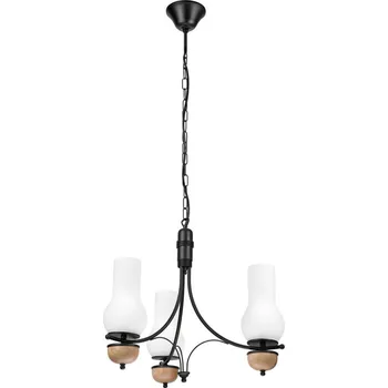 Brilagi - LED Lustr na řetězu COTTAGE 3xE14/40W/230V buk/bílá