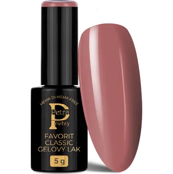 Lak na nehty Petra nehty Favorit Classic č.295 5g Růžovo-Hnědá Hema/Di Hema Free