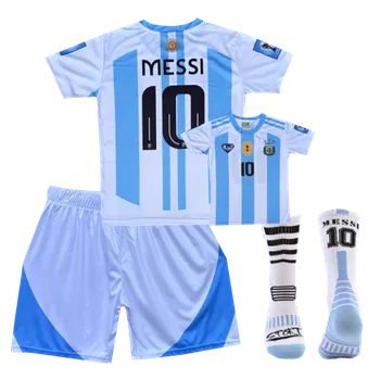 Fotbal Numberoplus Dětský fotbalový dres + fotbalové ponožky - Argentina AFA Lionel Messi 10 Velikost: 14 let ( vel.158)