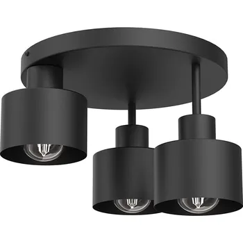 Stropní svítidlo PARKLA 3xE27/15W/230V černá