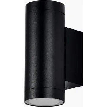 Venkovní osvětlení Venkovní nástěnné svítidlo 2xGU10/40W/230V IP54 černá