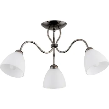 Přisazený lustr ARIEL 3xE27/15W/230V šedá