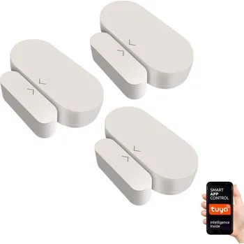 Pohybové čidlo Immax NEO 07518C - SADA 3x Magnetický senzor na dveře a okna 1xCR2032 Tuya