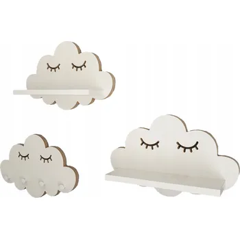 Věšák Moliland Elegance oblačné police 3 ks