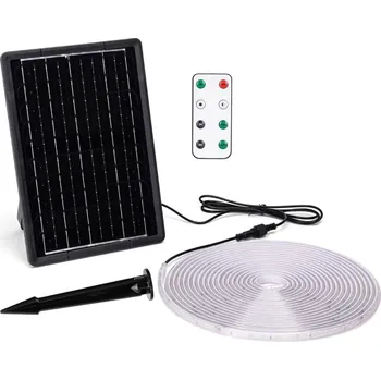 Venkovní osvětlení Aigostar - LED Stmívatelný solární pásek LED/10W/3,2V 10 m 2700K IP65 + DO