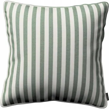 Povlak na polštářek Povlak na polštář 45x45 zeleno-bílé pruhy (1,5cm)