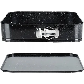 Forma na pečení GRANITOVÁ forma forma na dort s vyjímatelným dnem na pečení, čtvercová, 28 cm