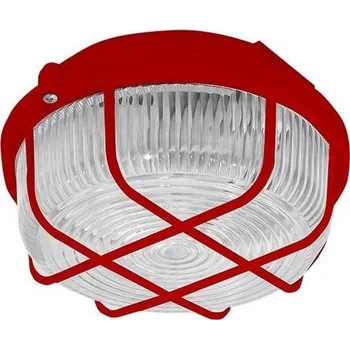 Průmyslové svítidlo Venkovní stropní svítidlo 1xE27/100W/230V červená IP44