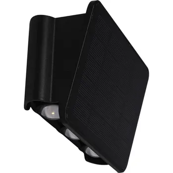Venkovní osvětlení LED Solární nástěnné svítidlo ALF LED/4W/1300 mAh 3000K IP54 černá
