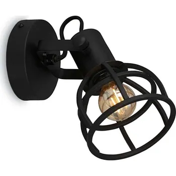 Nástěnné svítidlo Briloner 2669-015 - Nástěnné bodové svítidlo RETRO 1xE14/25W/230V černá