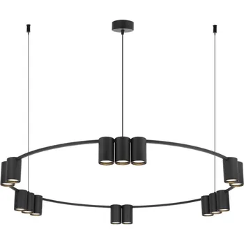 Lustr na lanku GENESIS 15xGU10/8W/230V černá