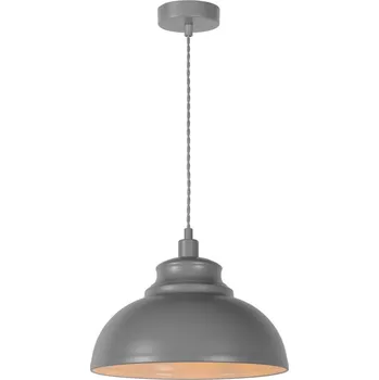Lucide 34400/29/36 - Závěsné svítidlo ISLA 1xE14/40W/230V šedé