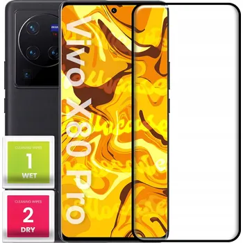 Tvrzené Sklo pro Vivo X80 Pro (Plné 5D, Zahnuté, Zakřivené, Ochranné)