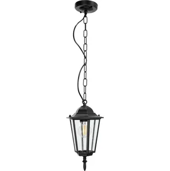 Venkovní osvětlení Venkovní lustr na řetězu 1xE27/60W/230V černá