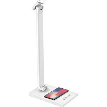Lampička LED Stmívatelná dotyková lampa s bezdrátovým nabíjením MEGGIE LED/8W/230V + USB
